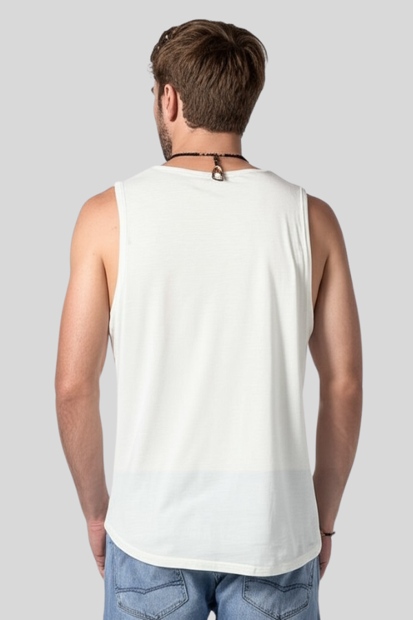 גופיית טריקו צבע לבן גב ZAYA