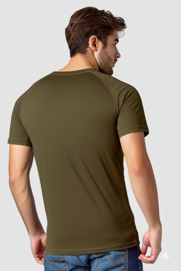 זאיה 6 חולצת דרייפיט זית גב ZAYA